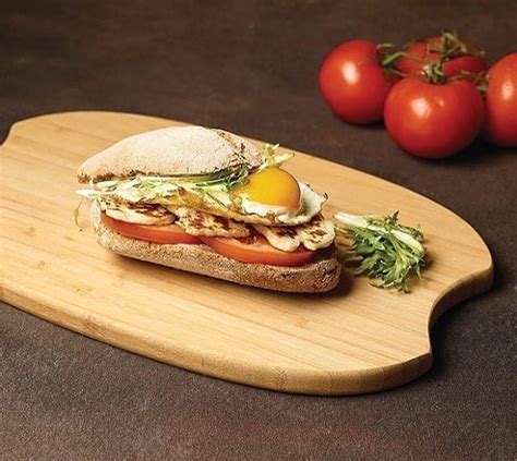 Maria's homemade grilled haloumi cheese breakfast sandwich is inspired by a recipe from a friend ...