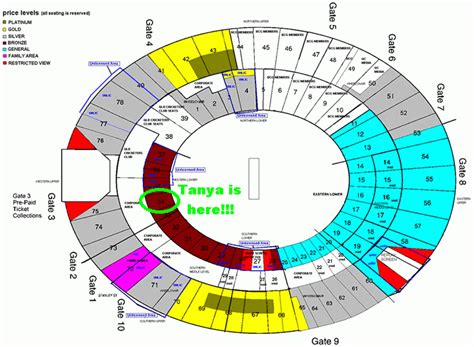 13++ Seating map of the gabba brisbane