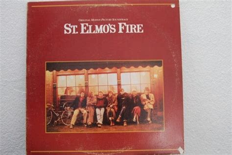 St. Elmo's Fire movie soundtrack vinyl record w/ 45 RPM