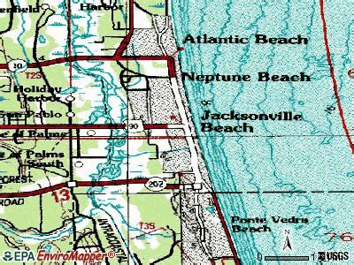 Map Of Neptune Beach Florida | Florida Map 2018