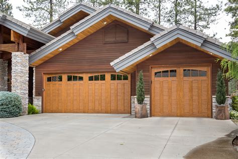 Wood Finish Clopay® Garage Doors | Natural Wood Finish