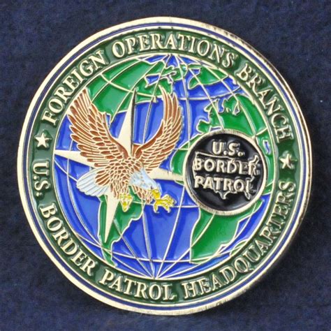 US Border Patrol Foreign Operations Branch | Challengecoins.ca