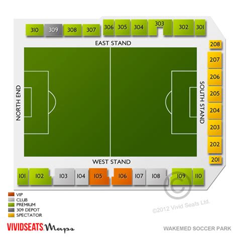 WakeMed Soccer Park Seating Chart | Vivid Seats