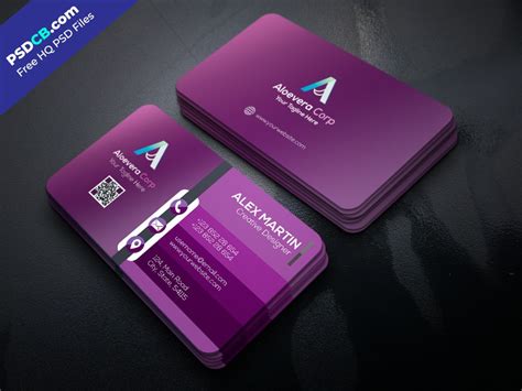 Download Unique Creative Business Card Template Psd Set For Free with rega… | Business cards ...