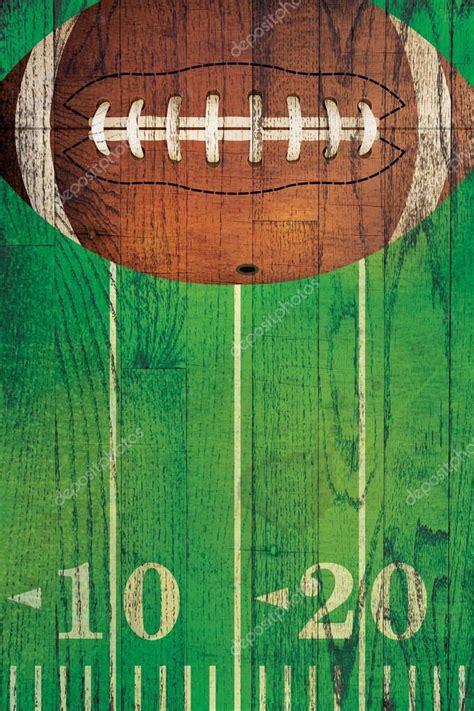 Vintage American Football Ball Field Background — Stock Photo © enterlinedesign #121311194