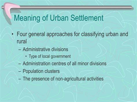 Settlement Meaning