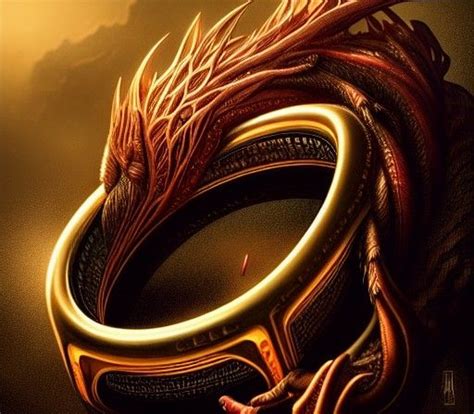 One ring with a dragon - AI Generated Artwork - NightCafe Creator