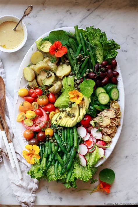 Spring Nicoise Salad with Green Beans and Shallot Vinaigrette