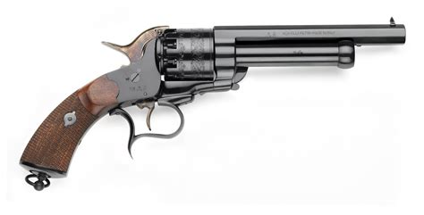 LeMat US Cavalry 1856 Cased .44-Cal./20 Gauge Black-Powder Revolver ...