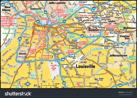 Louisville On Map Of Usa - United States Map