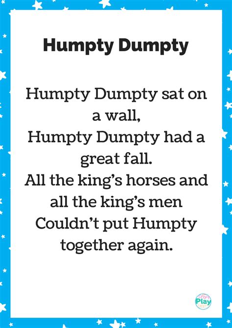 Humpty Dumpty Song And Egg Decorating Ideas - Craft Play Learn