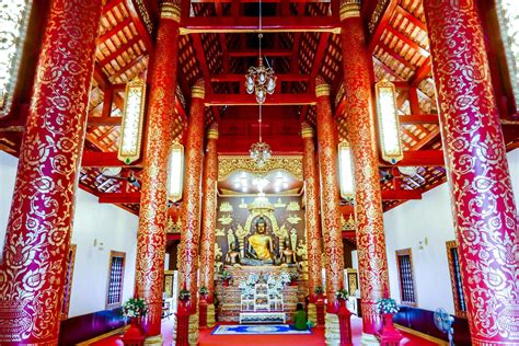 Interior of a temple in Bangkok, Thailand, circa May 2022 15751814 ...