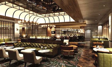 Bar/Lounge in the Hilton London Bankside, London, England Pub Design, Lounge Design, Kitchen ...