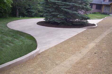 Gray Brushed Concrete Driveway. Driveway Installation, Concrete Driveways, Construction Services ...