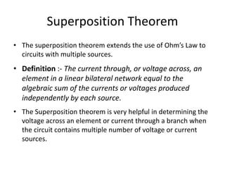 Superposition theorem | PPT