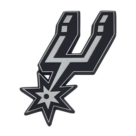 Fanmats | San Antonio Spurs Emblem - Chrome