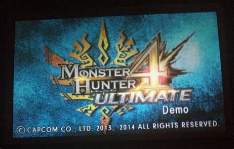 Monster Hunter 4 Ultimate Demo being distributed at European events ...