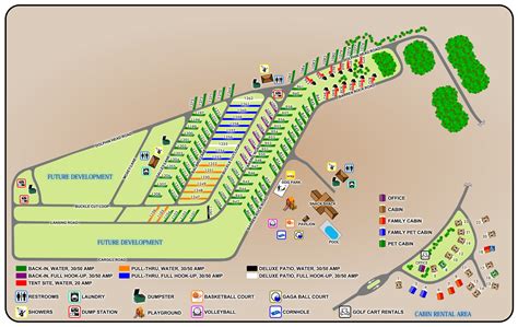 DuBois, Pennsylvania Campground Map | DuBois / Treasure Lake KOA Holiday