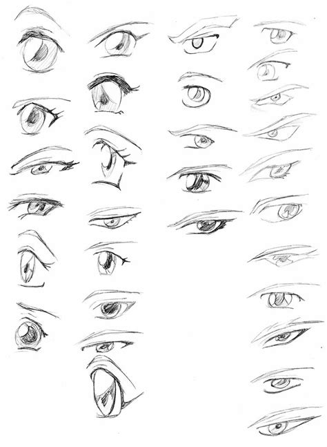 Anime Eye Study by LNZart on DeviantArt