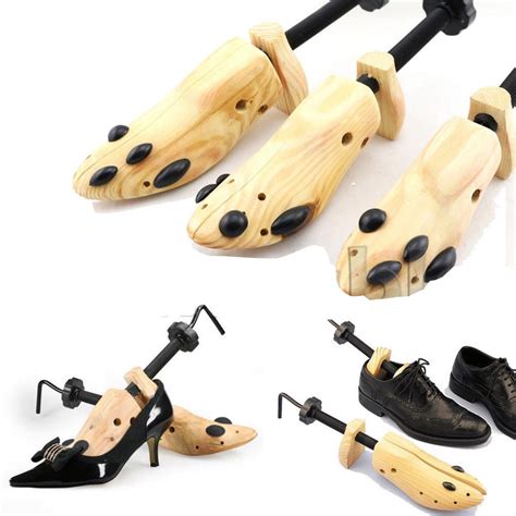 1PC Wooden Adjustable 2-Way Professional Shoe Stretcher Expander ...