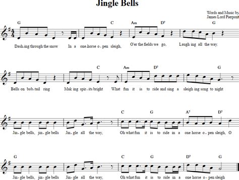 Jingle Bells | Recorder Sheet Music