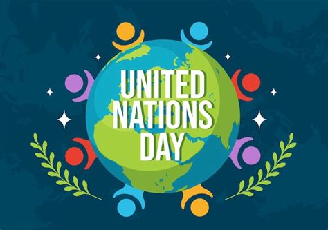 Premium Vector | United nations day celebration vector illustration ...