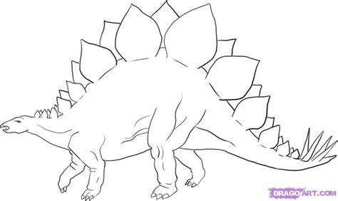 stegosaurus | Dinosaur drawing, Animal drawings, Drawings