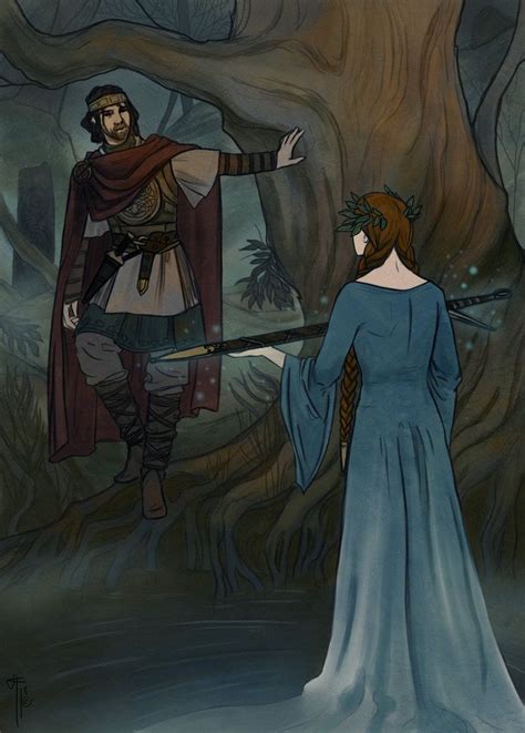 Arthur and the Lady of the lake by LauraTolton on DeviantArt Rei Arthur ...