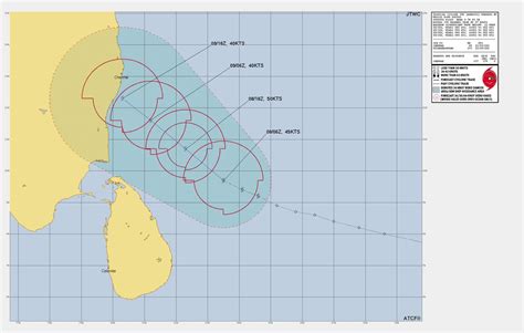 Chennai Weather on Twitter: "JTWC update: Cyclone close to #Chennai ...