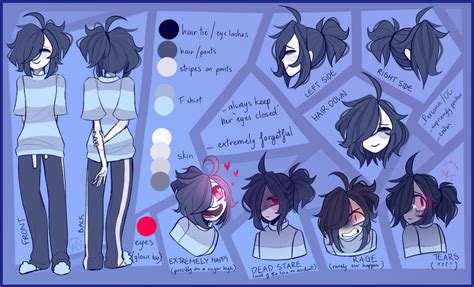 Persona/OC? ref sheet by Anho2ff on DeviantArt