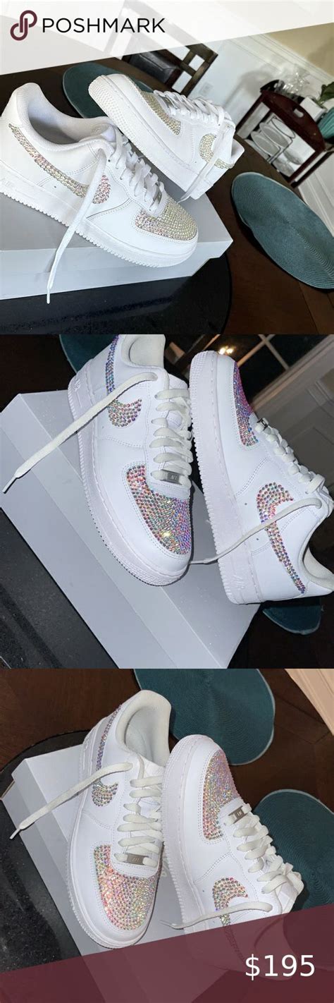 Custom Diamond Nike Air Force 1’s. | Nike shoes air force, Swag shoes ...