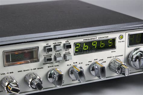 Citizen Band Radio Station with Microphone Stock Image - Image of channel, talk: 174469183