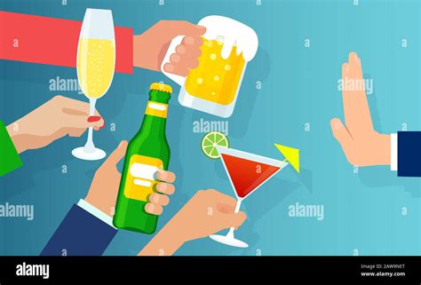 Abus d'alcool Banque d'images vectorielles - Alamy