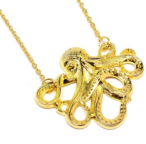 large steampunk octopus necklace by lucy loves neko | notonthehighstreet.com