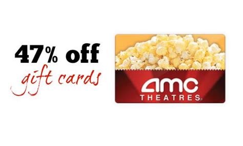 AMC Theaters Gift Card - 47% off! :: Southern Savers