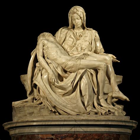 Archivo:Michelangelo's Pieta 5450 cut out black.jpg - Wikipedia, la enciclopedia libre