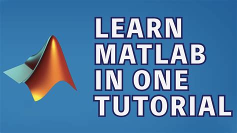 MATLAB Tutorial - YouTube