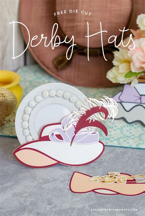 Die Cut Derby Hats - Hat Cut Files - Designs By Miss Mandee | Derby ...