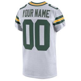 Packers Nike Custom Away Elite Jersey