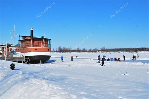 Finland. Lappeenranta harbor in winter — Stock Photo © Estea-Estea ...