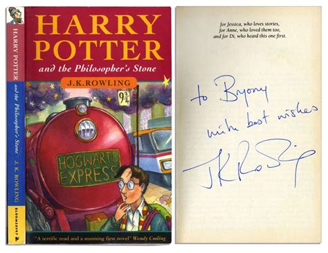 J.K. Rowling 1st Edition Harry Potter Signed Book Sells @ $17000