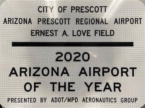 Prescott Regional Airport Named Arizona’s Airport of the Year ...