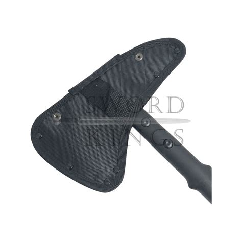 Tactical Black Axe with fabric sheath - Sword Kings