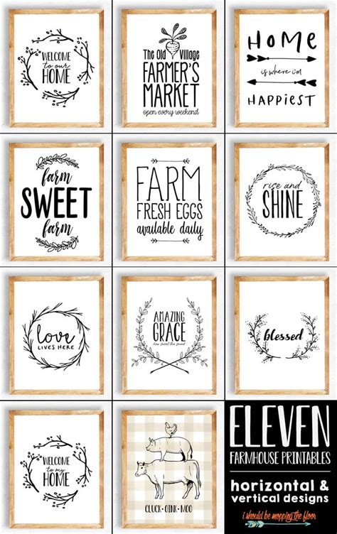 Free Printable Farmhouse Signs Diy | Junanlus Traciones