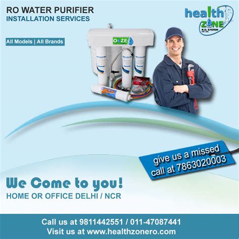 Buy RO Water Purifier Installation Services Online in India