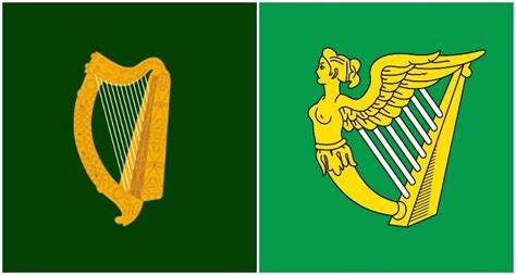 The Irish Harp Flag - Irish Around The World