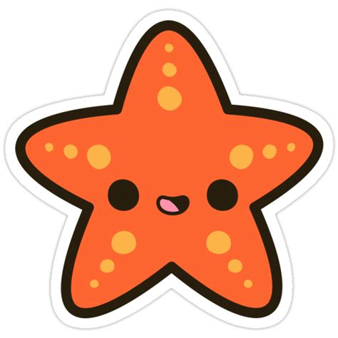 "Cute starfish" Stickers by peppermintpopuk | Redbubble