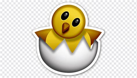 Emoji etiqueta pollo kifaranga emoticon, emoji, smiley, pájaro, SMS png ...