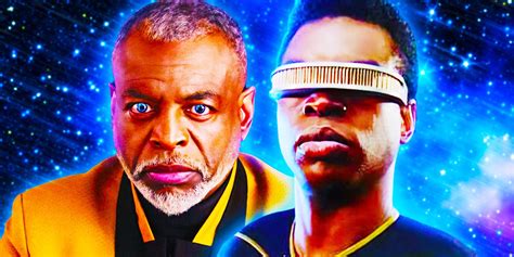 3 Versions Of Geordi’s VISOR & Eyes In Star Trek Explained