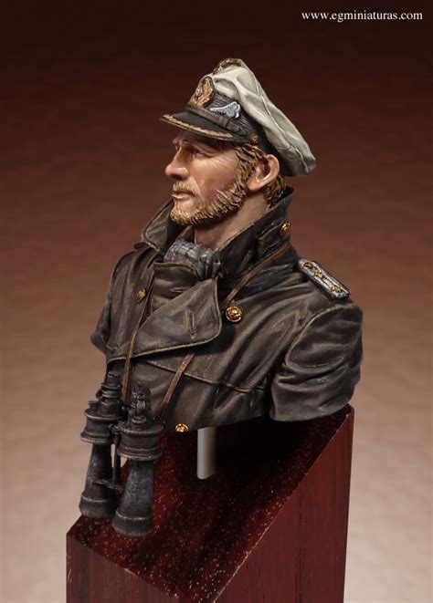 U-Boat Commander WW2 Young Miniatures bust 1/10 | planetFigure | Miniatures